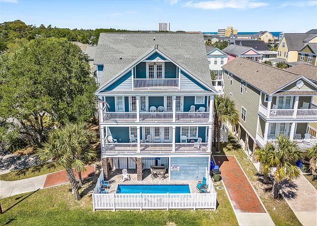 A vacation rental home in Surfside Beach.