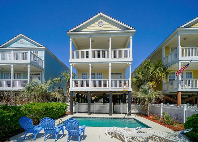 Private pool and vacation home at Surfside Beach, SC