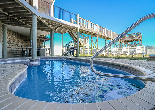 Pool of Emma's Oasis a pet friendly vacation home at the Grand Strand