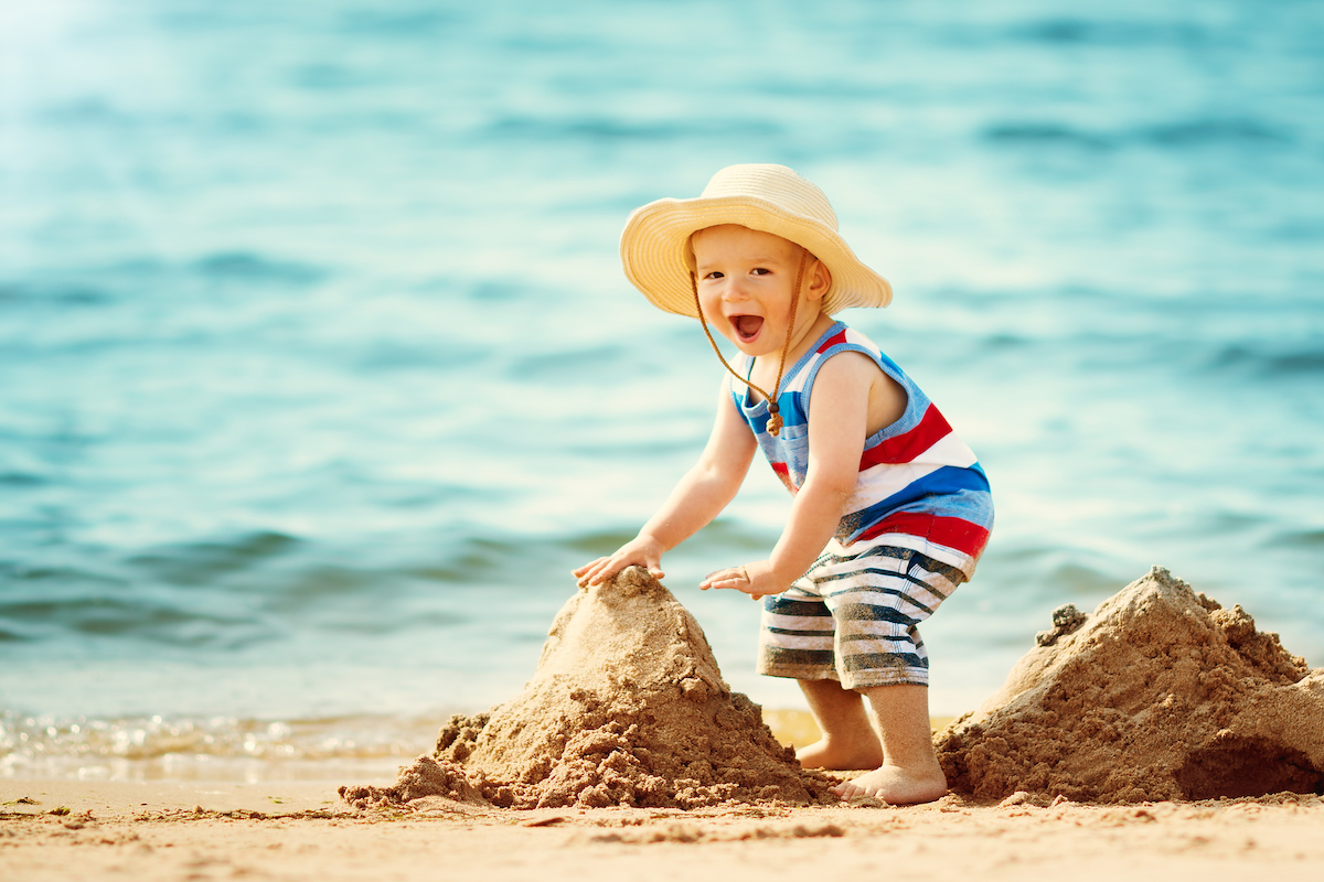 baby in the sand myrtle beach