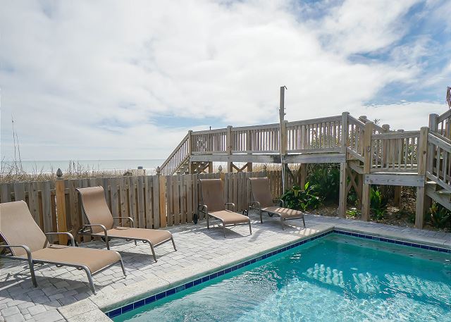 Oceanfront pet friendly vacation rental at the Grand Strand