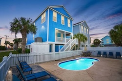 Exterior image of the rental, Blue Hawaiian. 