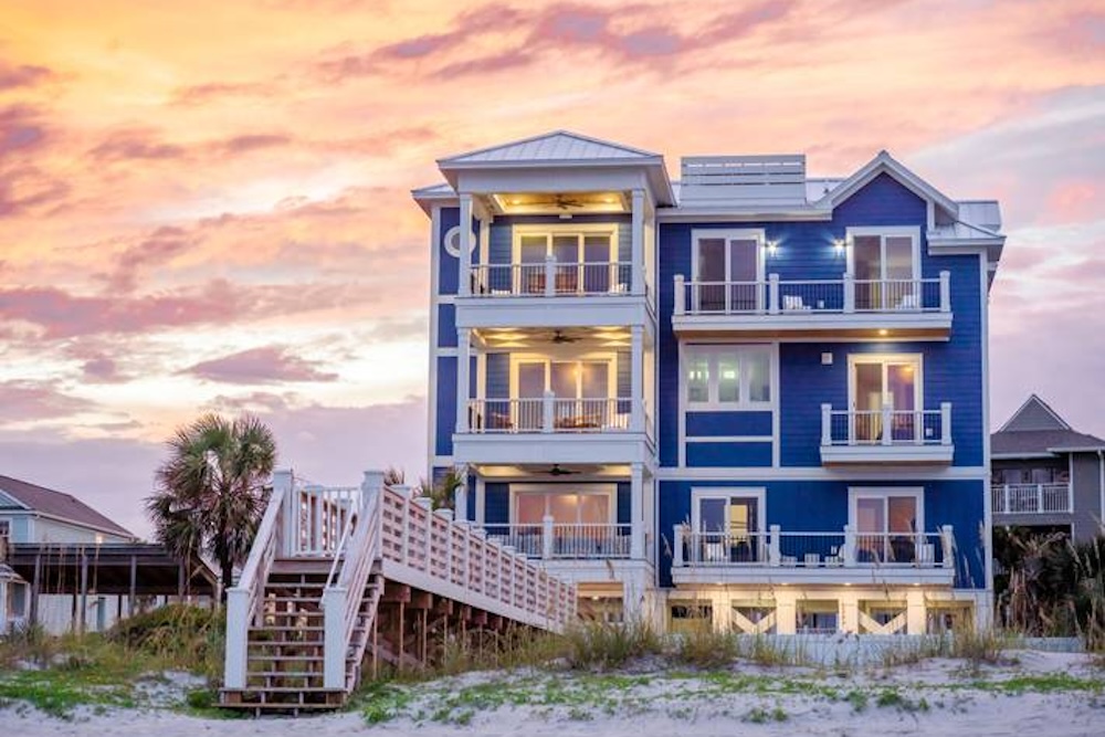 The exterior of the rental, Wonder by the Sea.